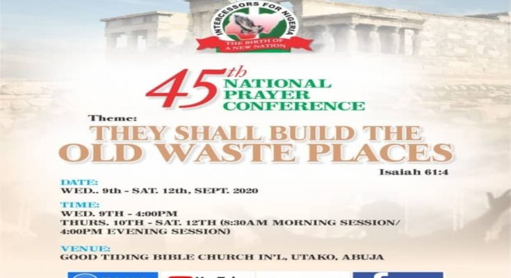45th National Online Prayer Conference